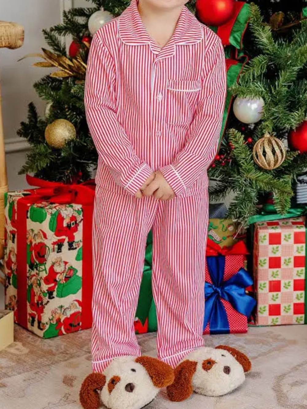 The Beaufort Bonnet Company
TBBC Lock's Little Man Red Stripe Pajamas Set Size 6